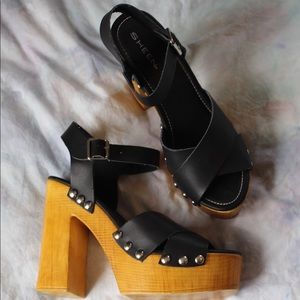 Italian platform sandals